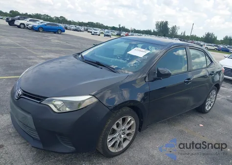 2015 Toyota Corolla Le from USA, damaged, VIN 2T1BURHE1FC360118